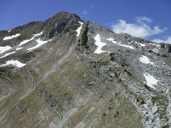 Blick auf die Krapfenkarspitze (2009m) - Bild aus gipfelbuch.ch