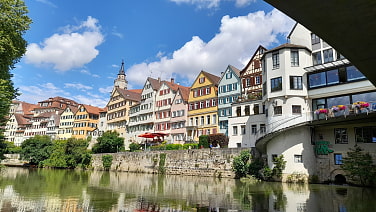 Auf dem Neckar in Tübingen