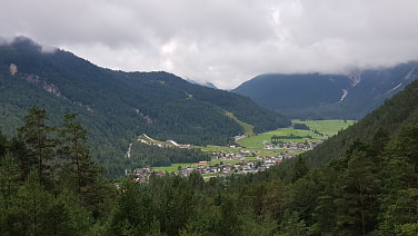 Blick zurück nach Scharnitz