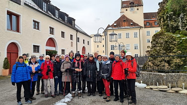 Innenhof des Gräflich-Törringschen Schlosses in Seefeld