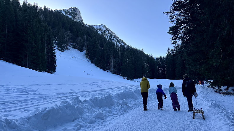 Auf dem Weg zur Buchensteinhütte