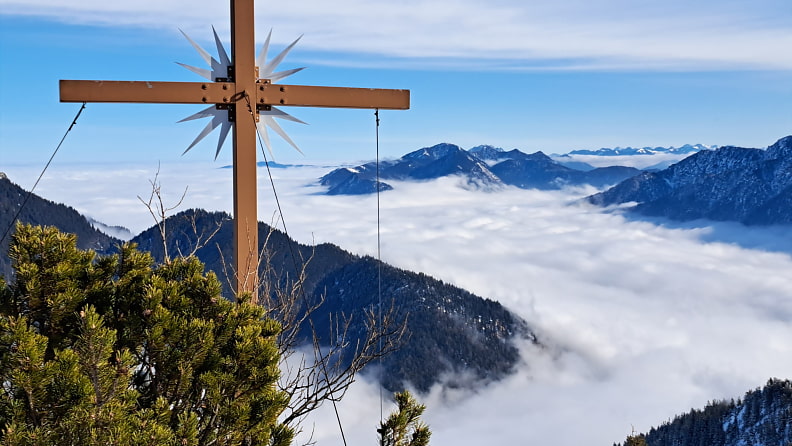 Schließlich stehen wir auf dem Ziegelspitz.