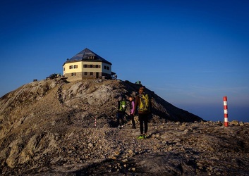 Matrashaus auf dem Gipfel des Hochkönigs.