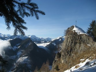 Gipfel Rehleitenkopf im Winter