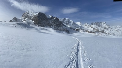 Auf dem Findelgletscher Nähe Adlerpass