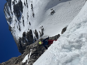 Abstieg vom Hochvogel